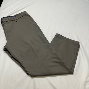 Dockers Signature Khaki Flex Comfort Straight Fit Olive Green Pants 38x29